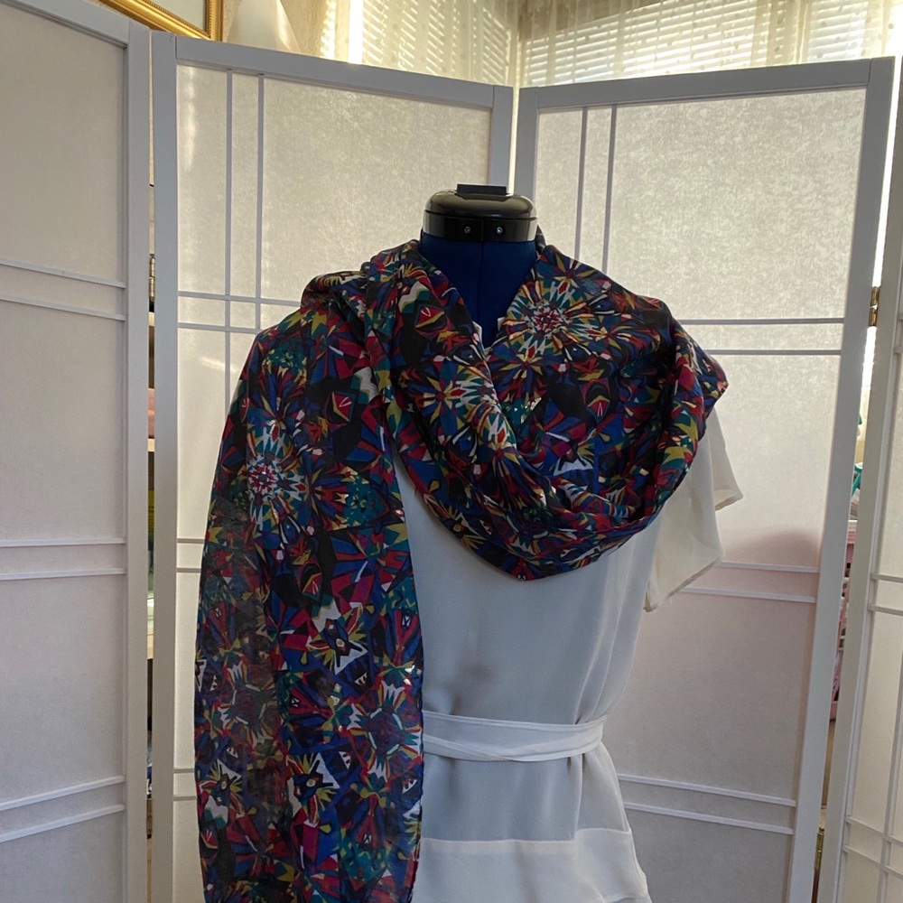 Classy rectangle scarf - Picture 3 of 4
